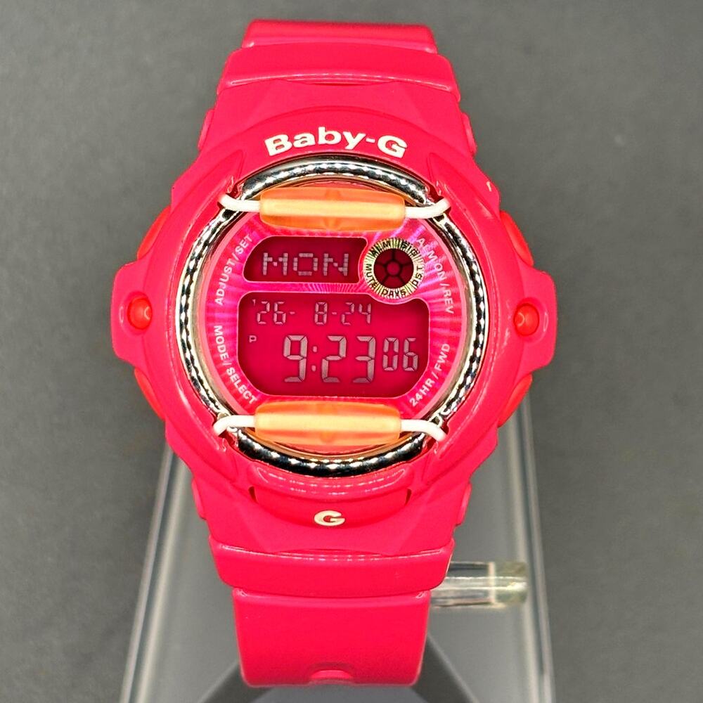 Casio Baby-G BG-169R-4B Pink Digital 200M Data Bank Watch NIB
